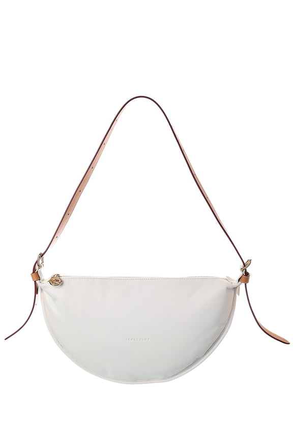 Smoothie Leather Crossbody, White