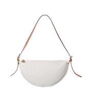 Longchamp Smoothie Leather Crossbody, White
