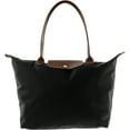 thumbnail image 1 of Longchamp Women's Large Le Pliage Shoulder Nylon Bag Tote - Noir, 1 of 3