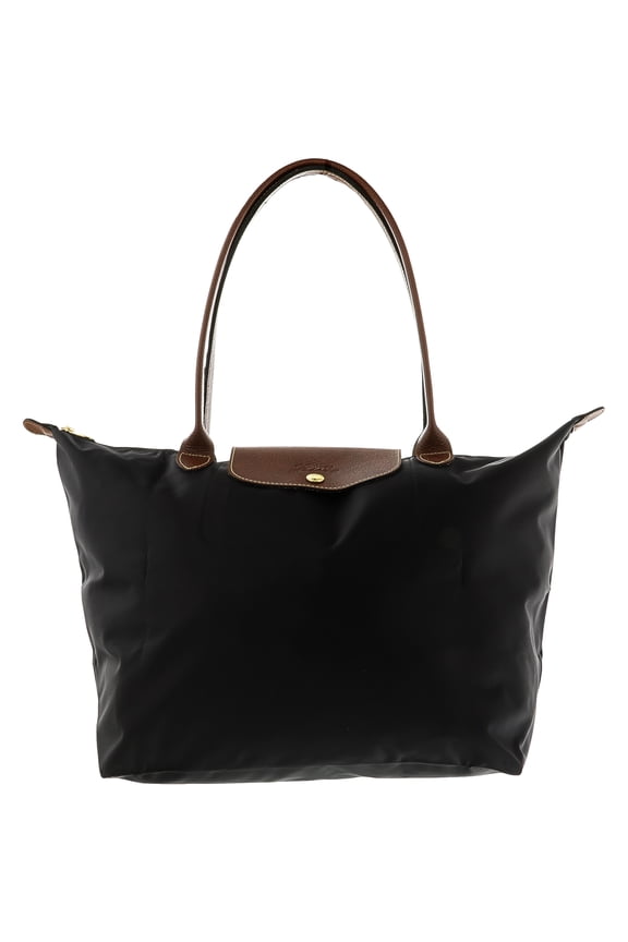 Women's Large Le Pliage Shoulder Nylon Bag Tote - Noir