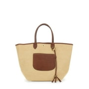 Longchamp Le Pliage Collection Large Raffia Basket Bag