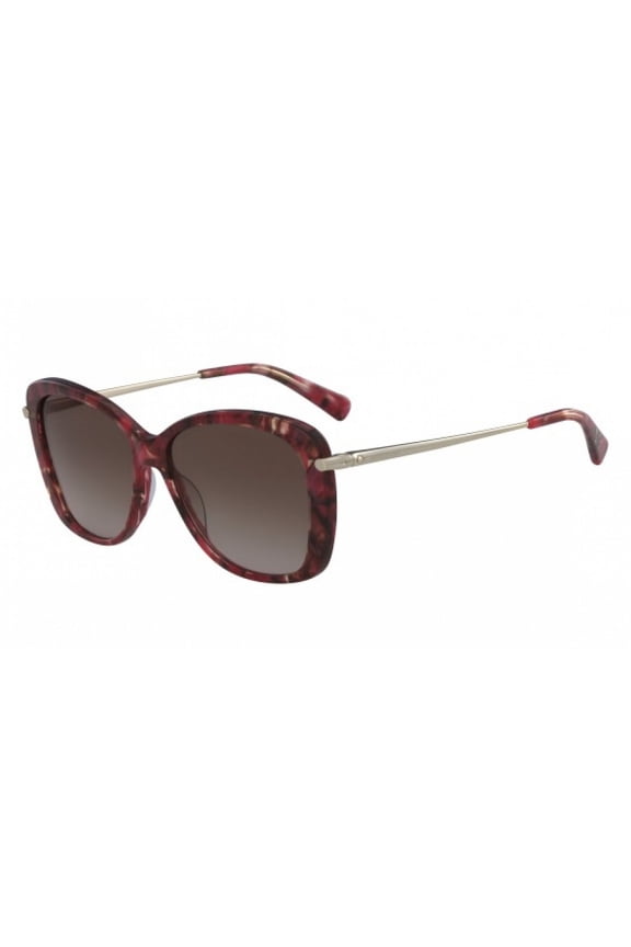 sunglasses LO616S WOMAN 56/15/140 253 MARBLE BROWN RED