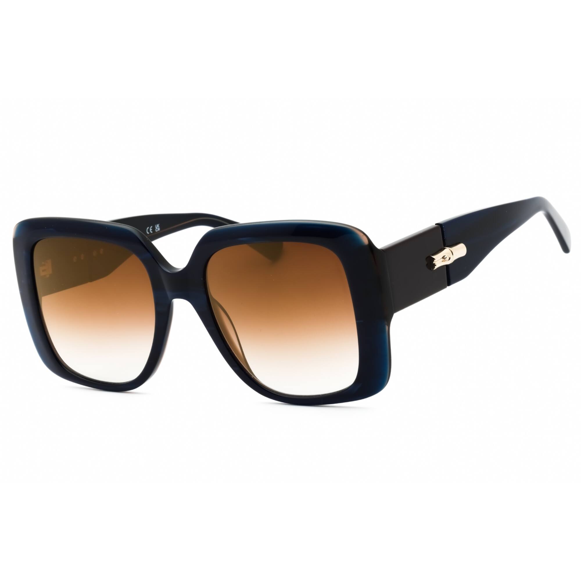 NWT, Longchamp LO713S Woman\'s Sunglasses, Blue Stone/Brown Longchamp Women main image 2