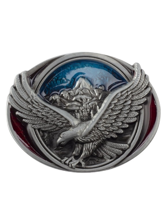Eagle Belt Buckle for Men, American Bald Eagle Belt Buckle, Norse Viking Eagle Oval Belt Buckle, Soaring Eagle Belt Buckle, Western Cowboy Belt Buckle, Vintage Punk Rock Belt Buckle