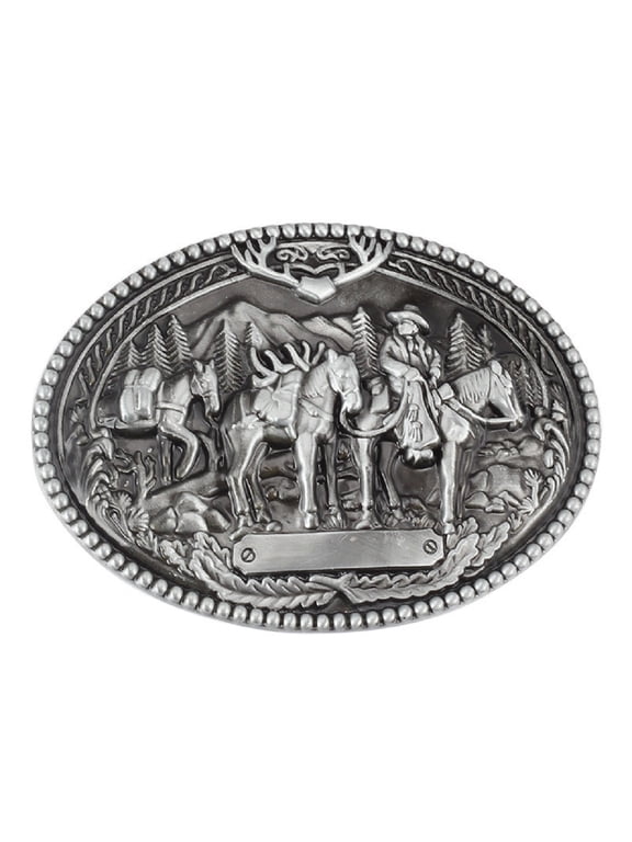 Horse Belt Buckle for Men, Punk Horse Oval Belt Buckle, Horses Rider Belt Buckle, Western Cowboy Belt Buckle, Vintage Punk Rock Belt Buckle