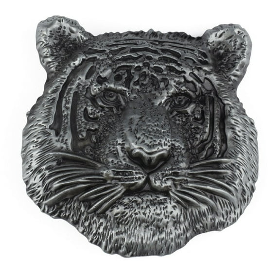 Longcreek Tiger Belt Buckle for Men, Norse Viking Tiger Head Belt Buckle, Punk Tiger Animal Belt Buckle, Western Cowboy Belt Buckle, Vintage Punk Rock Belt Buckle