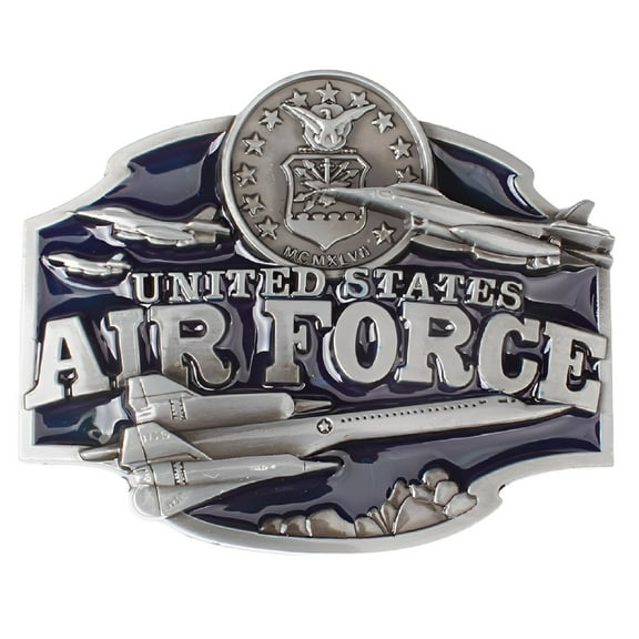 Longcreek United States Belt Buckle for Men, United States Navy Belt Buckle, US Air Force Belt Buckle, American Flag Veteran Belt Buckle