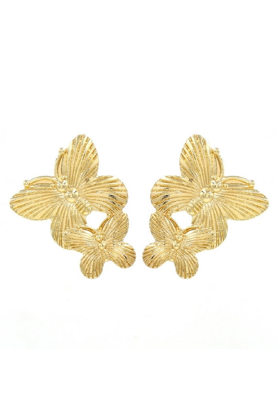 Butterfly Earrings for Women, Cute Insect Butterfly Earrings, Floral Butterfly Dangle Earrings Hypoallergenic, Gold Butterfly Drop Earrings, Butterfly Earrings Studs