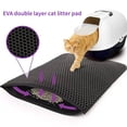 thumbnail image 1 of Longday Waterproof Pet Cat Litter Mat Double Layer Pet Litter Box Mat Non-slip Sand Cat Pad Washable Bed Mat Clean Pad Products, 1 of 12