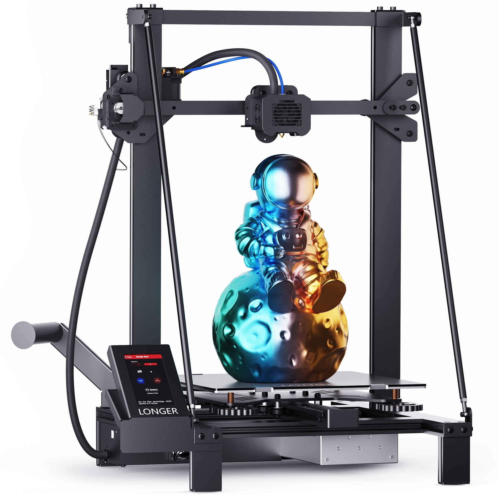 Sovol SV06 Plus 3D Printer Coming with 1 Spool 1kg Blue PLA Filament, 300℃  High Temp 150mm/s High Speed All Metal Hotend, Dual Gear Direct Drive Touch  Screen Auto Leveling 11.8x11.8x13.4 inch