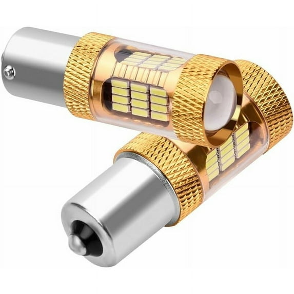 Longer Lifespan LED Bulbs For Vehicle Lighting, Dual Function Switchback With Heat Resistant Aluminum Housing, 2PCS Xenon White Canbus LED Replacement