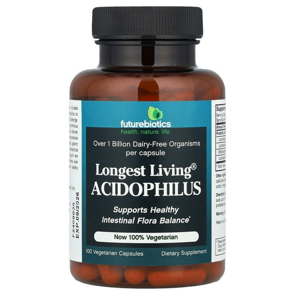 Longest Living Acidophilus Vegetarian Capsules