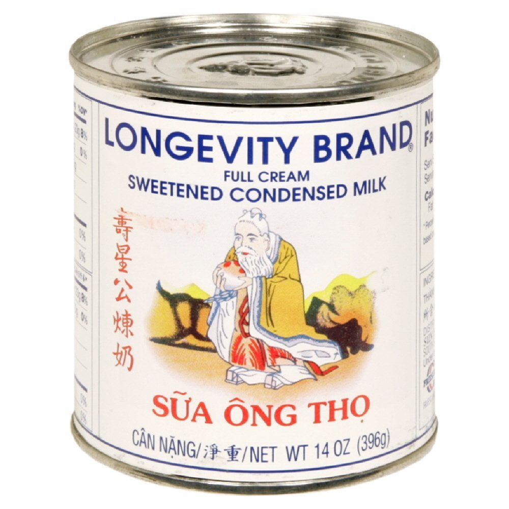 Longevity Sweetened Condensed Milk OLF24 14 Oz. (Pack of 2)