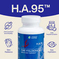 thumbnail image 1 of Longevity by Nature H.A.95 Hyaluronic Acid Supplements, Natural Rooster Comb, 60 Capsules, 1 of 6