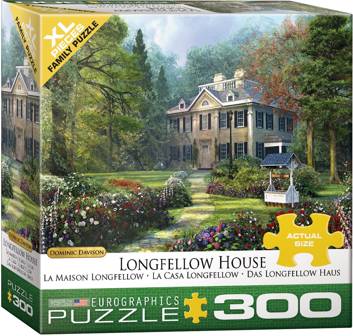 Schmidt Premium 1000-Piece Jigsaw Puzzle - 'Manor House' By Dominic Davison (69.3 X 49.3 Cm)