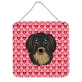 thumbnail image 1 of Longhair Black and Tan Dachshund Wall or Door Hanging Prints, 1 of 1