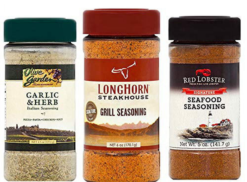 https://i5.walmartimages.com/seo/Longhorn-Steakhouse-Grill-Seasoning-Red-Lobster-Signature-Seafood-Seasoning-Olive-Garden-Garlic-Herb-Italian-Seasoning-Bundle-of-3-Spice-Mixes_1a61a2af-30e3-4bd4-8e18-68ea0e7a82b4.b6daf5594e9115715d4e29d882c5fe27.jpeg