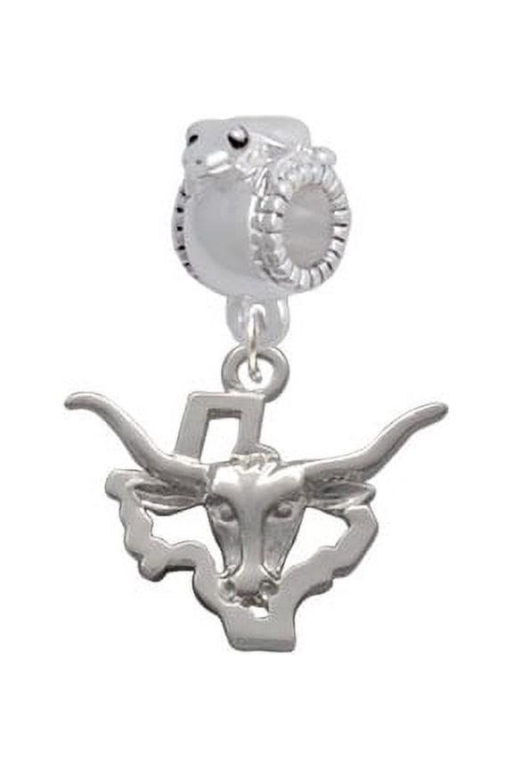 Longhorn - Texas - Frog Charm Bead