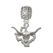 DELIGHT JEWELRY Longhorn - Texas - Mom Charm Bead