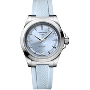 Longines Conquest Automatic 34mm Blue Dial Rubber Strap Womens Watch L3.430.4.92.9