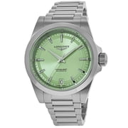 Longines Conquest Automatic 34mm Green Dial Steel Womens Watch L3.430.4.02.6