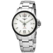 Longines Conquest V.H.P. Perpetual Quartz Silver Dial Mens Watch L3.729.4.76.6