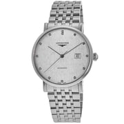 Longines Elegant Collection 41mm Silver Diamond Dial Stainless Steel Men's Watch L4.911.4.77.6