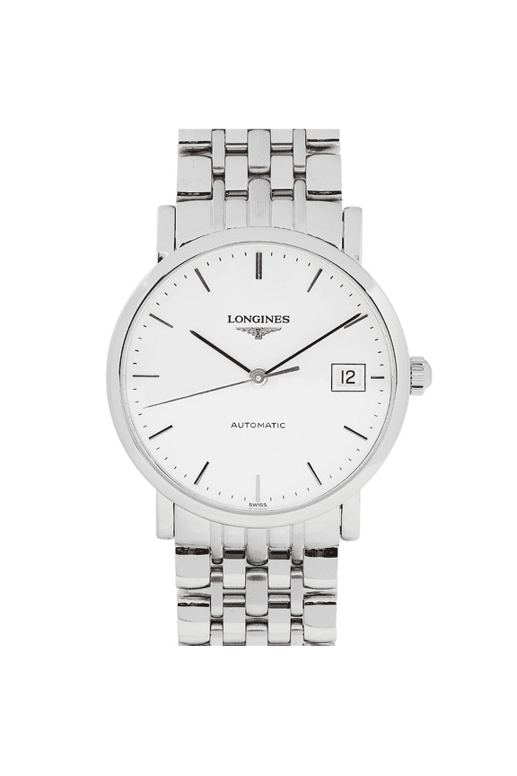 Elegant Stainless Steel White Dial Automatic Ladies Watch L4.809.4.12.6