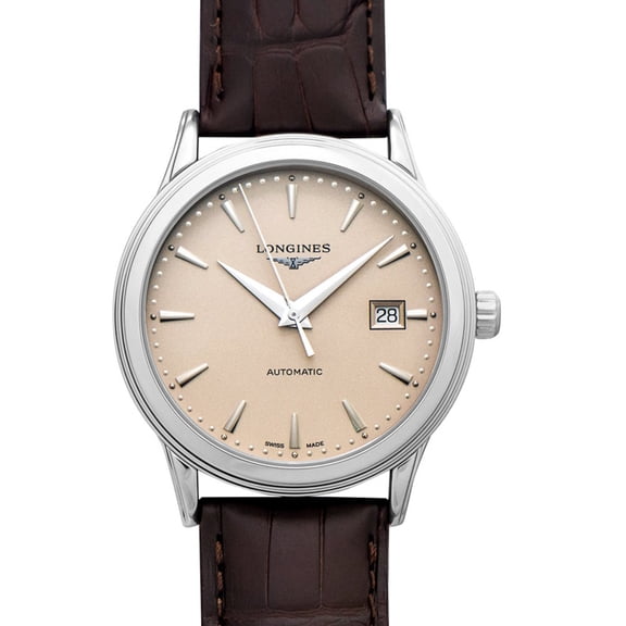 Longines Flagship Automatic Beige Dial Stainless Steel Men's Watch L49844792