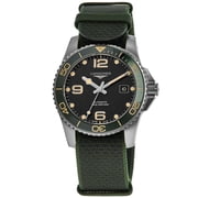 Longines HydroConquest Mens Nylon Strap Mens Automatic Watch L3.781.4.05.2