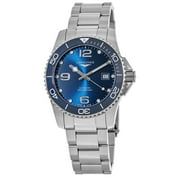 Longines Hydroconquest Stainless Steel Sunray Blue Dial Automatic Divers L3.781.4.96.6 300M Mens Watch