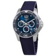 thumbnail image 1 of Longines HydroConquest Automatic Chronograph Stainless Steel Blue Dial Blue Rubber Strap Date Divers Mens Watch L3.883.4.96.9, 1 of 3
