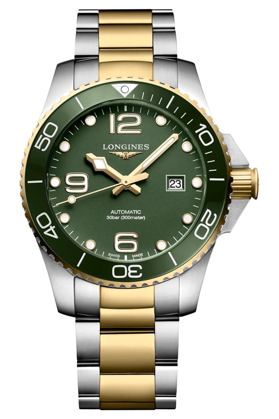 Hydroconquest Automatic Green Dial Mens Watch