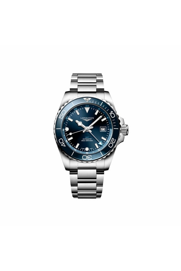 HydroConquest GMT Automatic Blue Dial Steel Men's Watch L3.890.4.96.6