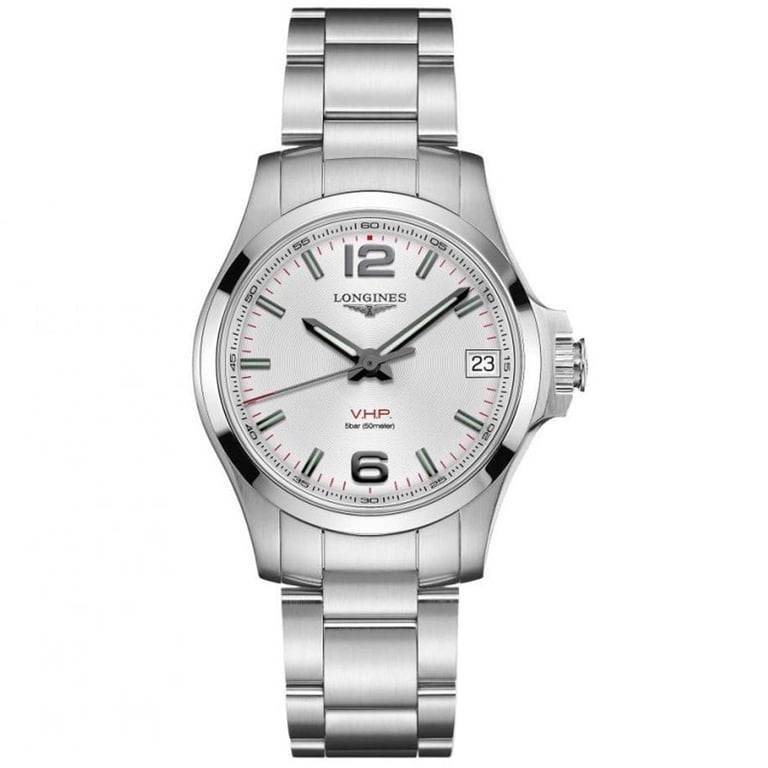 Longines Women\'s Silver Watch with Textured Dial Longines Ultra-Chron Classic 37mm Silver Dial Women main image 4