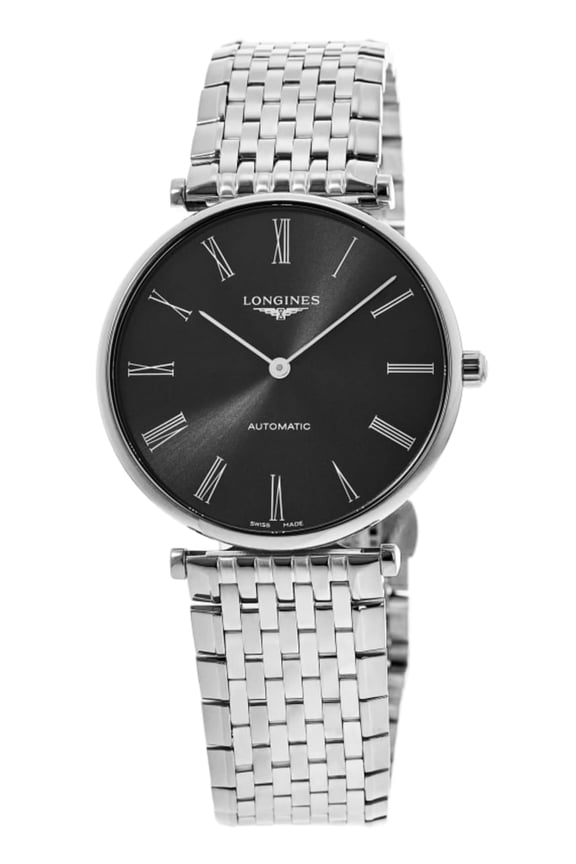La Grande Classique Automatic Black Roman Dial Steel Unisex Watch L4.918.4.51.6