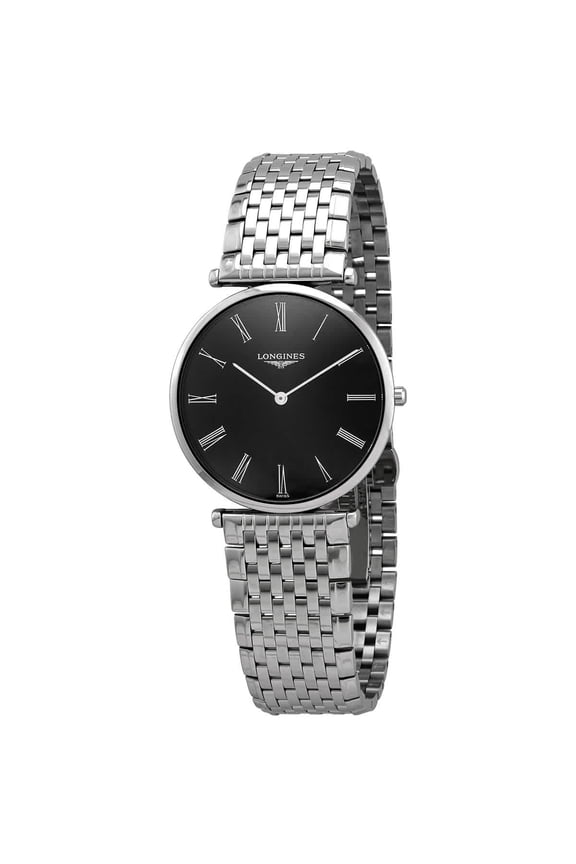 La Grande Classique Quartz Black Dial Stainless Steel Women's Watch L4.755.45.1.6