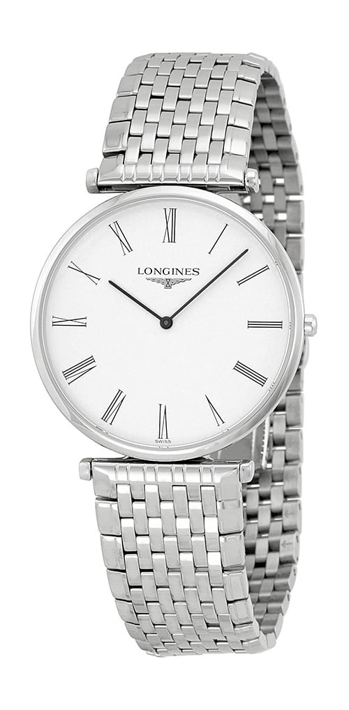 Longines La Grande Classique Stainless Steel Mens Watch White Dial