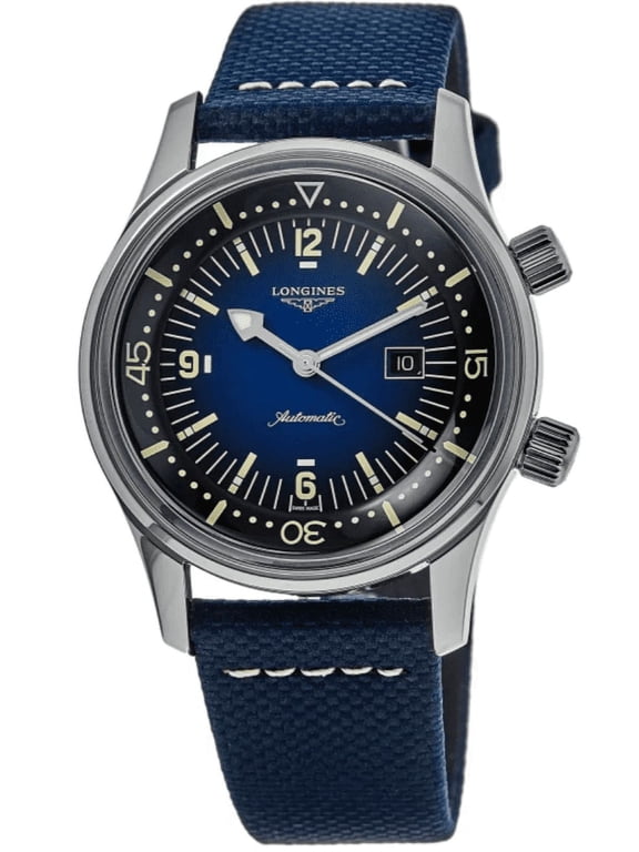 Legend Diver Blue Dial Fabric Strap Unisex Watch L33744902
