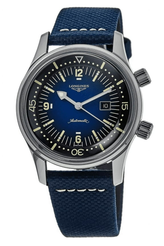 Legend Diver Blue Dial Fabric Strap Unisex Watch L3.374.4.90.2