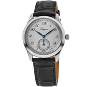 Longines Master Collection Automatic 38.5mm Silver Dial Leather Strap Mens Watch L2.843.4.73.2