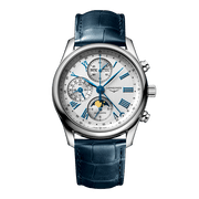 Longines Master Collection Automatic 40mm Silver Dial Leather Strap Mens Watch L2.673.4.71.2
