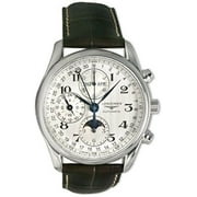 Longines Master Collection Chronograph Automatic Moon face Transparent Case Back Mens