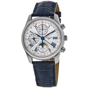 Longines Master Collection Silver Dial Leather Strap Mens Watch L2.773.4.71.2