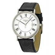 Longines Precise Swiss-Quartz movement Sapphire crystal Case diameter 33 mm Stainless-steel case; White dial; Date function