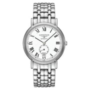 Longines Presence Automatic Stainless Steel White Dial Date Mens Watch L4.904.4.11.6