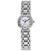 Longines Primaluna Automatic 26.5mm White Mother of Pearl Diamond Dial Steel Womens Watch L8.111.4.87.6