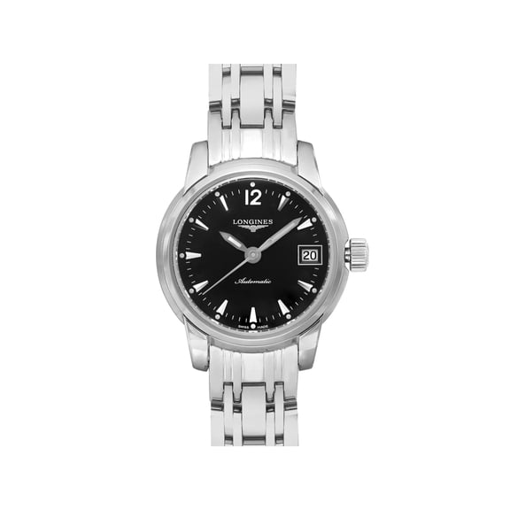 Longines Saint-Imier Date 26mm Steel Black Dial Ladies Watch L2.263.4.52.6