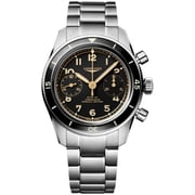Longines Spirit Flyback Chronograph Black Dial Stainless Steel Mens Watch L3.721.4.53.6