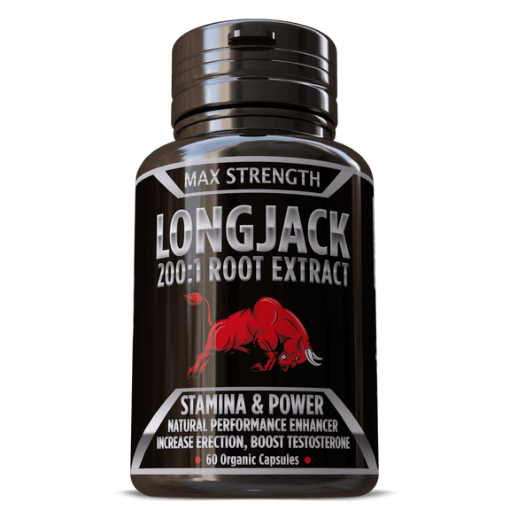 Longjack Tongkat Ali 1000mg Supplement, Sexual Vitality Booster for Men, 60 Capsules